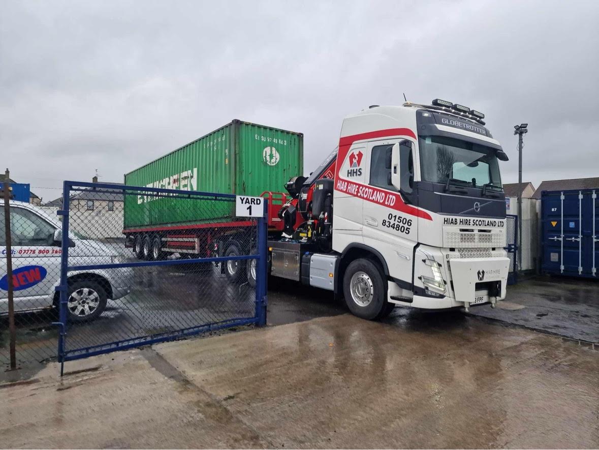 Hiab Hire In Edinburgh Glasgow Falkirk Fife